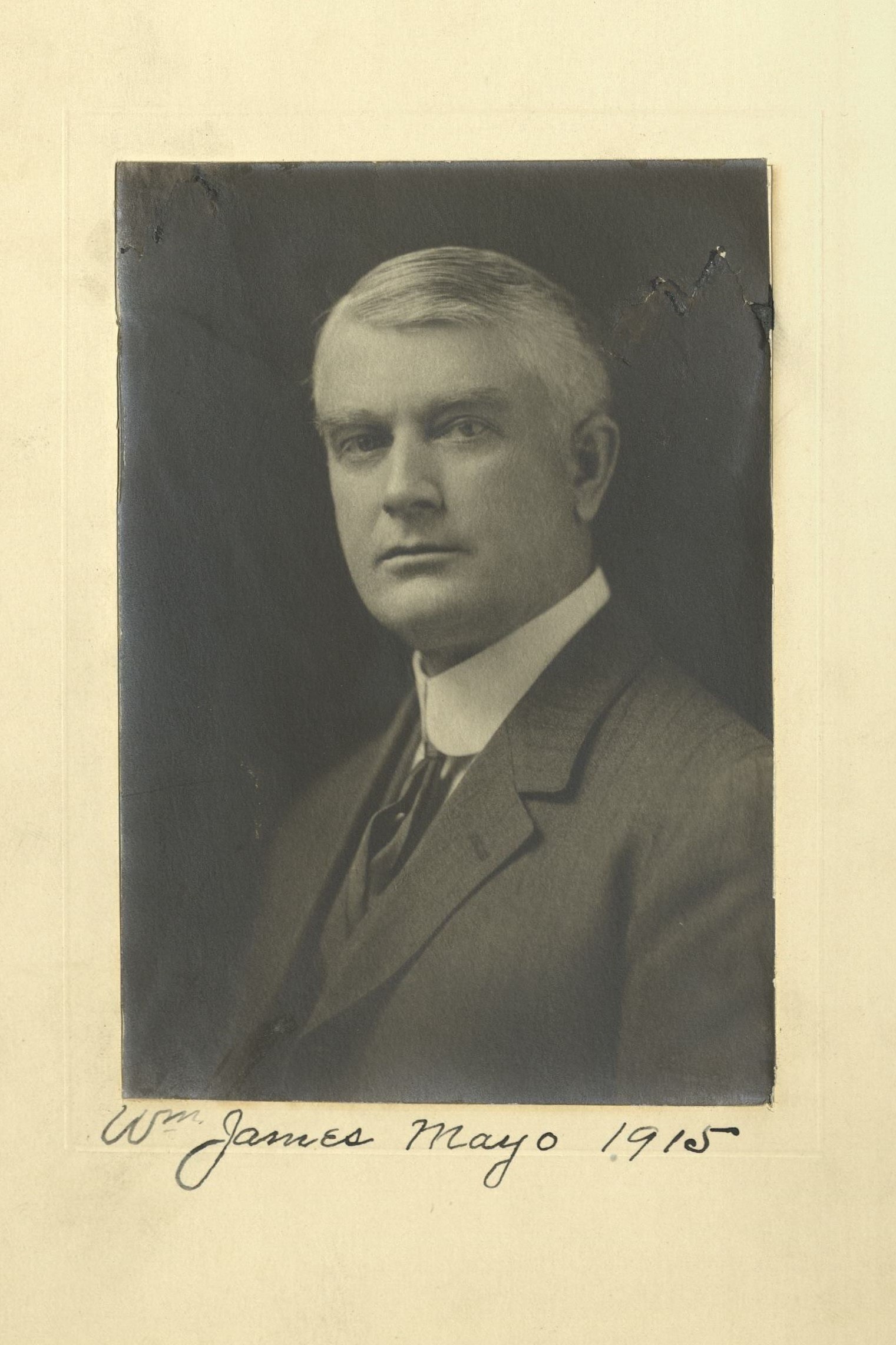 Member portrait of William James Mayo